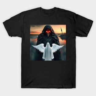 white angel and black angel of death T-Shirt